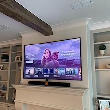 Expert-Samsung-Frame-TV-Mounting-Electrical-Outlet-Installation-in-Bellaire-Texas 0